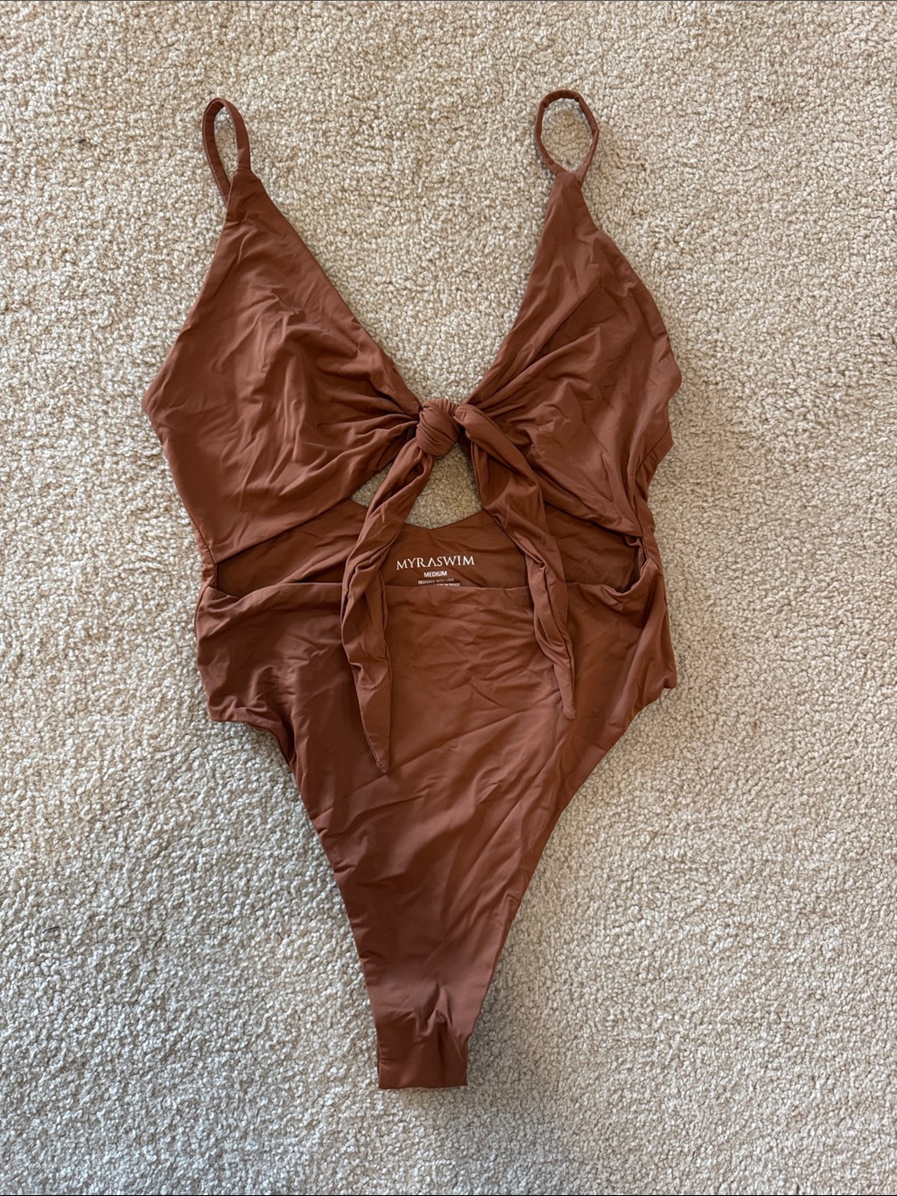 Myra Swim Tie Front One Piece